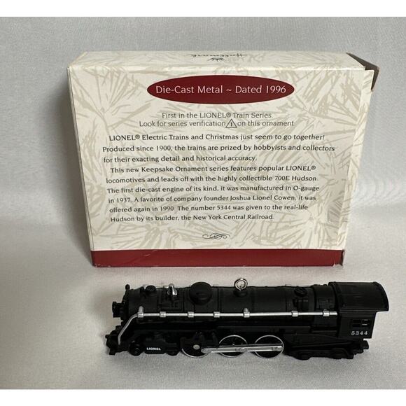 Hallmark: 700E Hudson Steam Locomotive - Series 1st - Lionel Trains - Ornament - Picture 2 of 3